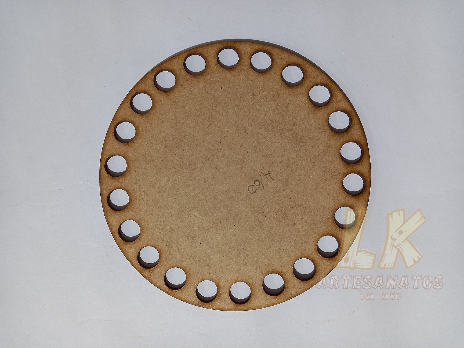 Base para crochê redonda 